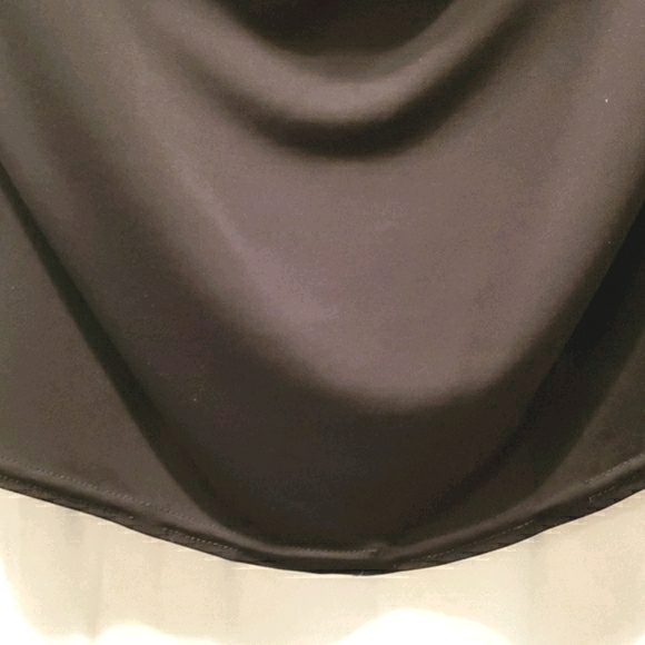 ORNA FARHO PARIS BLACK CROP DRAPE TANK TOP SZ M - Picture 5 of 8